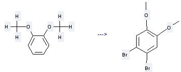 Ilbenzene,1,2-dibromo-4,5-dimethoxy-puòessere preparatoda dimetossi-benzene1,2riscaldando